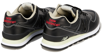 New Balance 574 Fur Black Leather