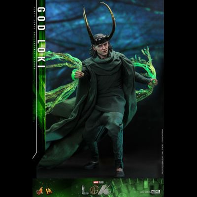 Бог времени Локи (Том Хиддлстон, "Локи") - Коллекционная фигурка 1/6 God Loki (DX40) - Hot Toys