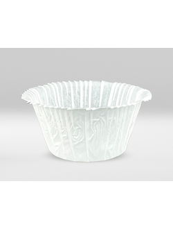 Форма бумажная для выпечки для капкейков "Маффин" (100 шт., белая), 50*35мм