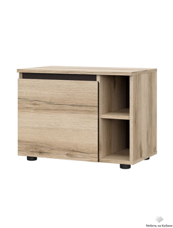 Берген тумба прикроватная Дуб делано/Венге