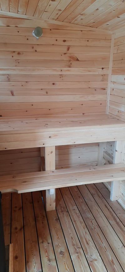 Баня 2*3 м, крыша 1 скат, топка снаружи