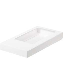 Коробка для плитки шоколада (белая), 180*90*17мм