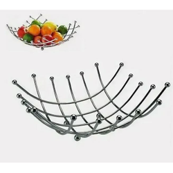 Корзина для фруктов хром сетка