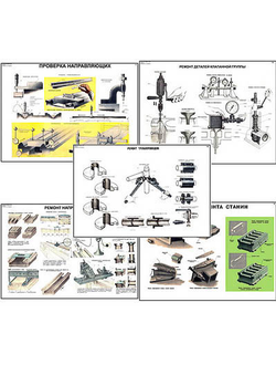 Плакаты ПРОФТЕХ "Слесарно-ремонтные работы" (12 пл, винил, 70х100)