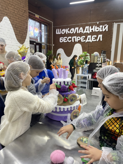 День рождения на шоколадной фабрике или групповой мастер-класс