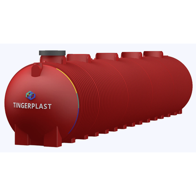 Подземно-наземная ёмкость PE 50 красная