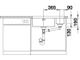 Мойка Blanco ANDANO 500/180-U, чаша слева
