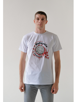 Футболка повседневная c принтом Volleylife (размер 50-56 )