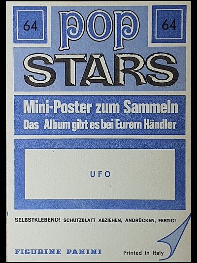 UFO Original Music Card Archive