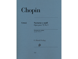 Chopin, Frédéric Nocturne e-Moll op.posth.72,1 für Klavier