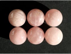 Шар из Кварца розового, в ассортименте (25 мм, 22 г) №5039