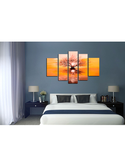 Модульная картина "Отражение себя"