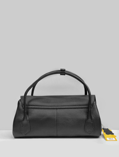 (АРТИКУЛ: 9965/6) СУМКА ЖЕНСКАЯ, НЕБОЛЬШАЯ, НАТУРАЛЬНАЯ КОЖА, ЧЕРНАЯ, С ПЛЕЧЕВЫМ РЕМНЕМ