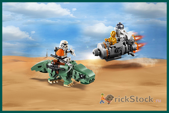# 75228 Мини–«Спасательная Капсула и Дьюбэк» с Фигурками / Escape Pod vs. Dewback (Microfighters)