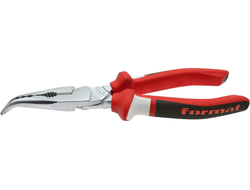 Острогубцы изогнутые хромированные губки 200мм Format 5233 0200