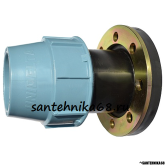 Муфта фланцевая для полиэтиленовых труб Unidelta D 110 x 4" фланцевое ...