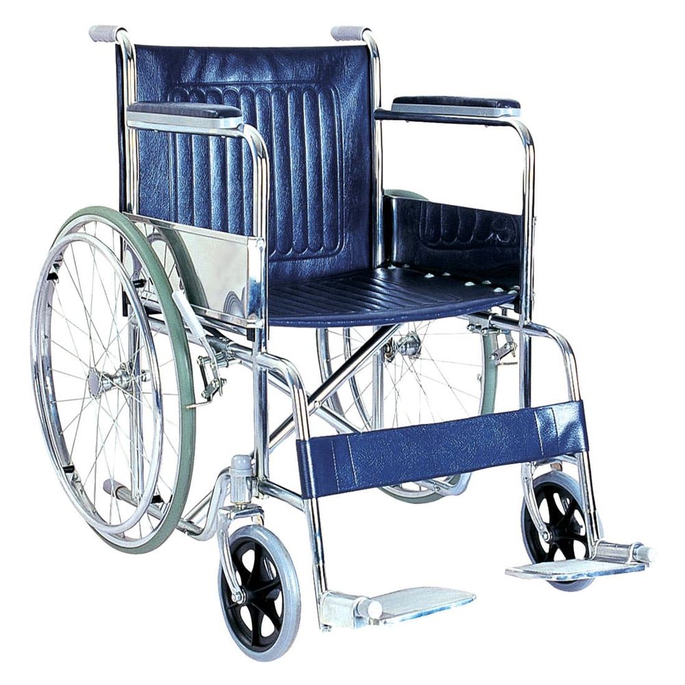 Инвалидное кресло коляска хромированная