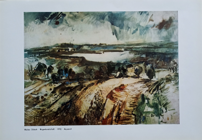 "Дети Москвы" литография Bernhard Franke 1979 год