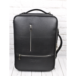 Кожаная сумка-рюкзак Castenaso black (арт. 3108-01)
