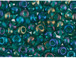 БИСЕР PRECIOSA 10/0 - 50г - 51710  ПРОЗРАЧНЫЙ РАДУЖНЫЙ МОРСКАЯ ВОЛНА