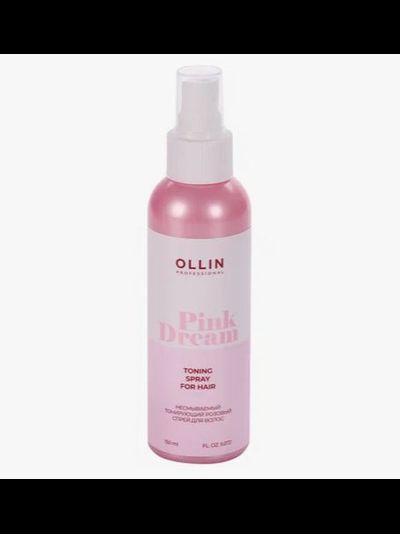 Ollin Professional PINK DREAM Тонирующий розовый спрей для волос, 150 мл