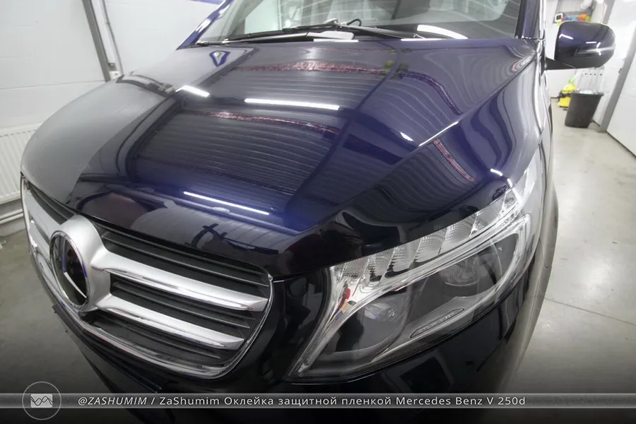 Оклейка защитной пленкой Mercedes Benz V-Class