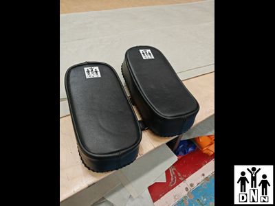 Макивара на руку вогнутая / Пада для тайского бокса натуральная кожа 1,4-1,8мм DNN