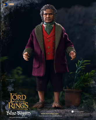 Старый Бильбо Бэггинс ("Властелин Колец") - КОЛЛЕКЦИОННАЯ ФИГУРКА 1/6 THE LORD OF THE RINGS SERIES: Bilbo Baggins (LOTR31) - ASMUS TOYS