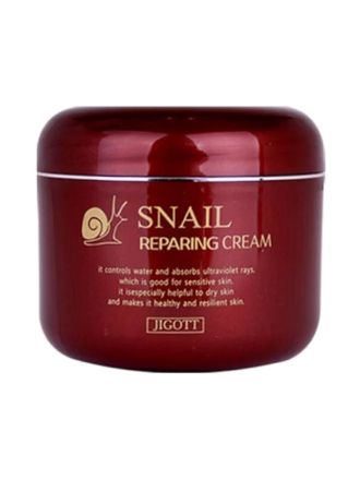 Восстанавливающий крем с улиткой Jigott Snail repairing cream