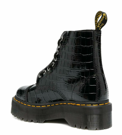 Dr. Martens 1460 Sinclair на высокой подошве (Черные полностью)