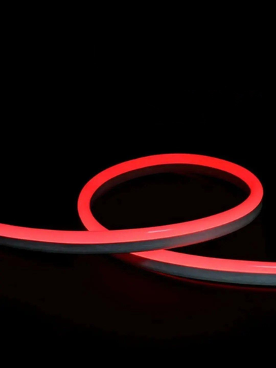 Гибкий светодиодный неон 2835 120LED/m 8x16мм 220V IP67 Red
