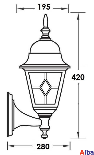 Quadro M 79901 Парковый светильник