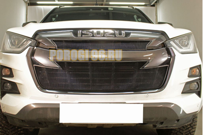 Защита радиатора Isuzu D-Max 2019- black низ
