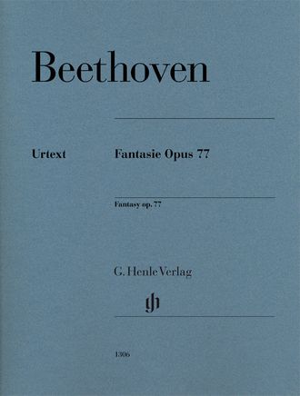Beethoven. Fantasie op.77: für Klavier