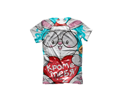 Футболка 3D с полной запечаткой год Кролика №28