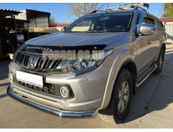 Защита переднего бампера d76 для Mitsubishi L200 (2015-2019)