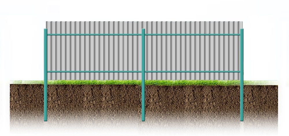 Забор из профнастила