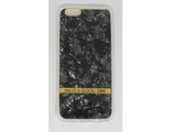 Защитная крышка силиконовая iPhone 6/6S камень, черная