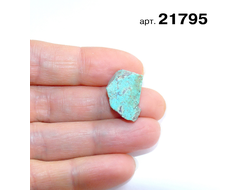Бирюза натуральная (необработанная) Казахстан арт.21795: 2,6г - 18*13*8мм