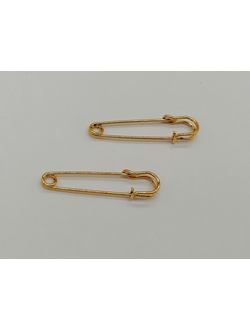 Булавка шляпная, 38 мм золото