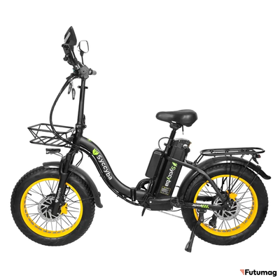 Электровелосипед Syccyba H2 DUAL желтый