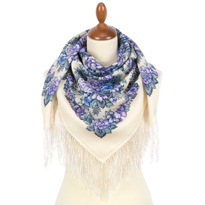 Павловопосадский платок Озарение 1957-1