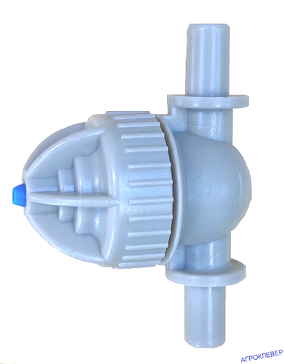 Миникран антикапля серый разъем х разъем  6мм