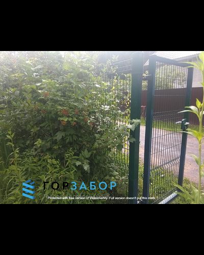 3D ограждение пруток 4мм в полимерном покрытии