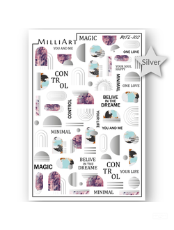Слайдер-дизайн MilliArt Nails Металл MTL-102