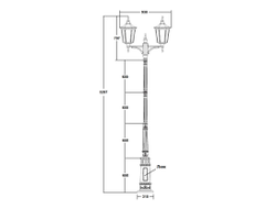 Парковая опора "Е" c Alborg (3,3м)