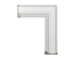 Наличник Ultrawood N 8185 i, архитектурный ЛДФ, грунт под покраску, (2000x89x25 мм).