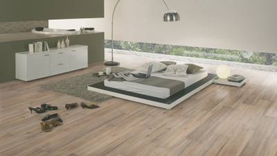 Биополы Wineo PURLINE 1000 wood Patina Teak PL046R фотов интерьере