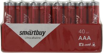 Батарейка AAA щелочная Smartbuy SBBA-3A40S 1.5V 40 шт