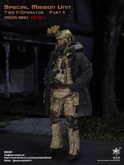 Штурмовик группы Сил специальных операций США - КОЛЛЕКЦИОННАЯ ФИГУРКА 1/6 scale Special Mission Unit Part X Frozen Night Assault (26030C) - Easy&Simple